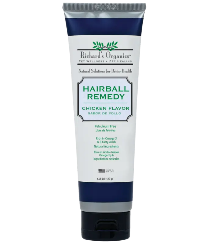 [FG00480] Synergy Labs Richard Organic Hairball Remedy Tube - Tuna 120g Weight: 120g, Fragrance/Flavour: Chicken