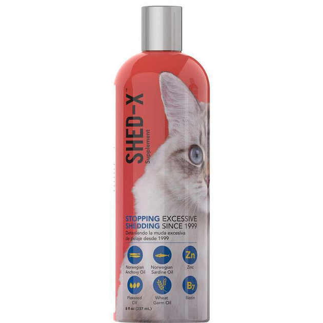 [FG00514] Synergy Labs Shed-X Supplement for Cats 8 oz - 237 ml