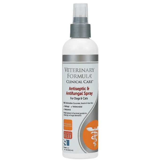 [FG01325] Synergy Labs Veterinary Formula Clinical Care Antiseptic & Antifungal Spray For Dogs & Cats 236ml Volume: 236ml