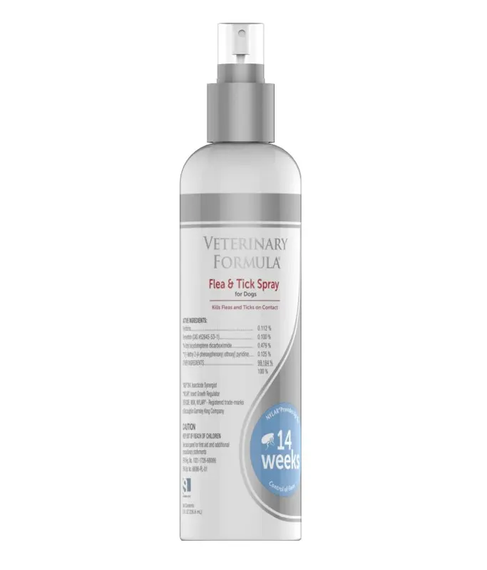 [FG01333] Synergy Labs Veterinary Formula Flea & Tick Spray 237ml (8 Fl Oz)Volume: 237ml