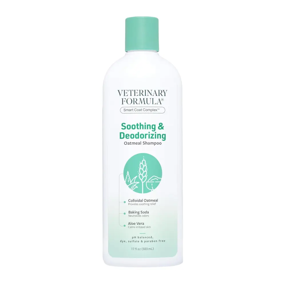[FG01844] Synergy Labs Veterinary Formula Solutions Soothing & Deodorizing Oatmeal Shampoo 17oz - 503ml