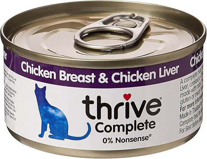 Thrive Complete Chicken & Liver Wet Cat Food Can 75g