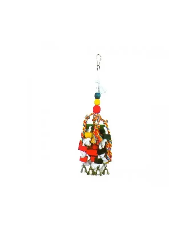 [BTLB0051] VanPet Hanging Toy For Large Birds With Bells 15.7