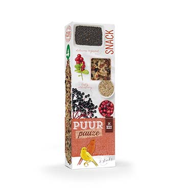 [LR654925] Witte Molen Puur Pauze Sticks with Elder- & Cranberry for Canary 60gWeight: 60g