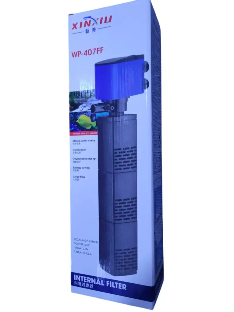 Xinxiu Internal FilterFlow: 2450L/h