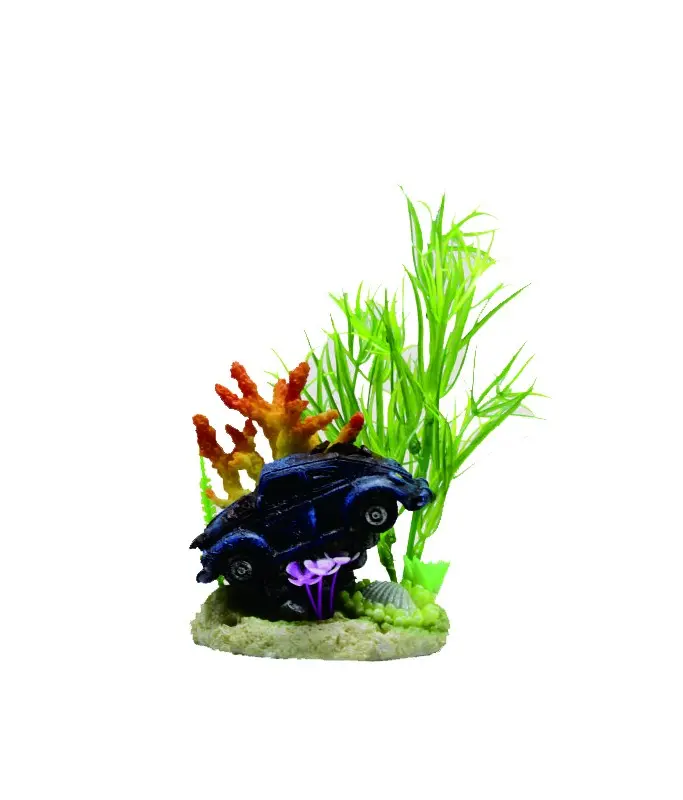 Yusee Aquarium Decoration - Artificial Plant - YS-18210Dimension: 10 x 7.5 x 19cm