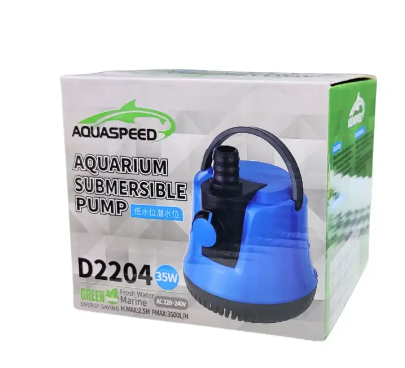 [AS-D2204] Aquaspeed Aquarium Submersible Pump (Flow:3500 Litres/Hour , Max Height:2.5 Metre) - 35W (D2204)