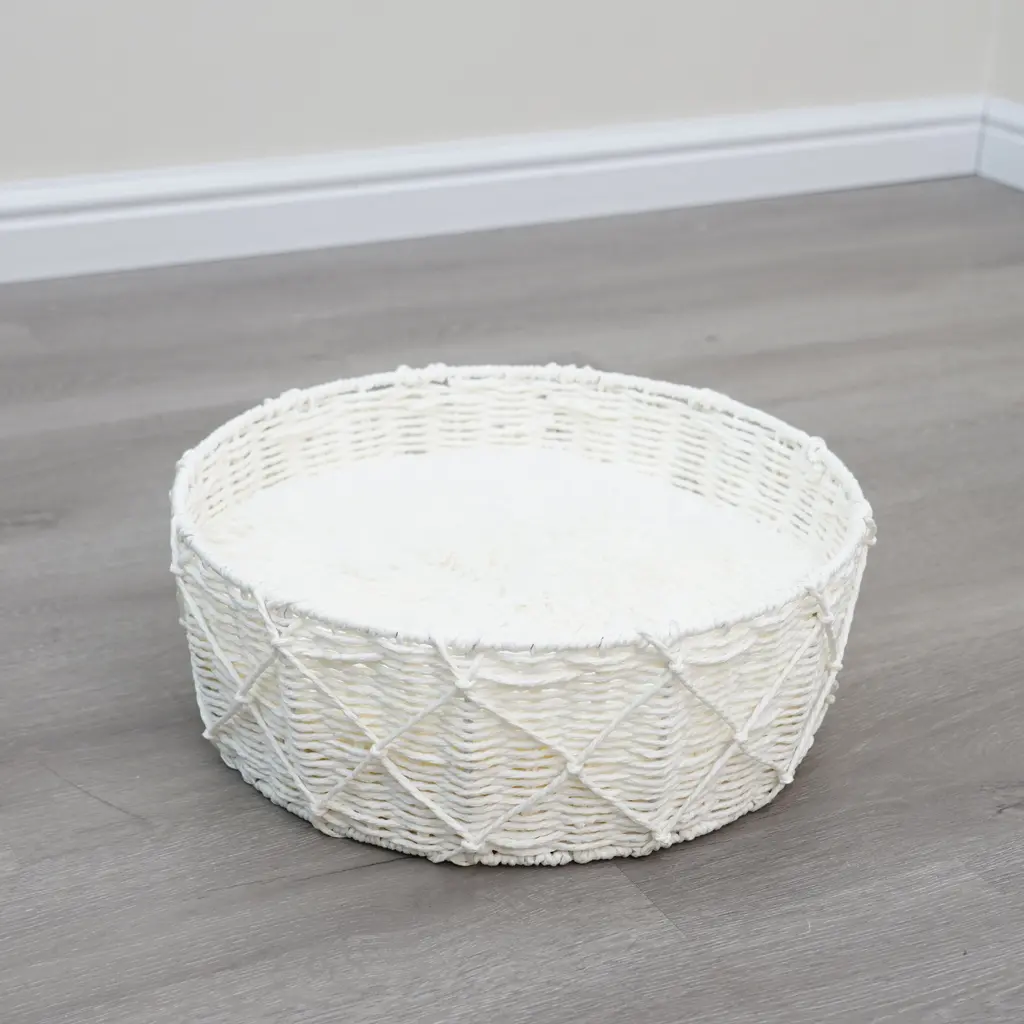 Catry Cat Bed Basket 40x40x15h cm 