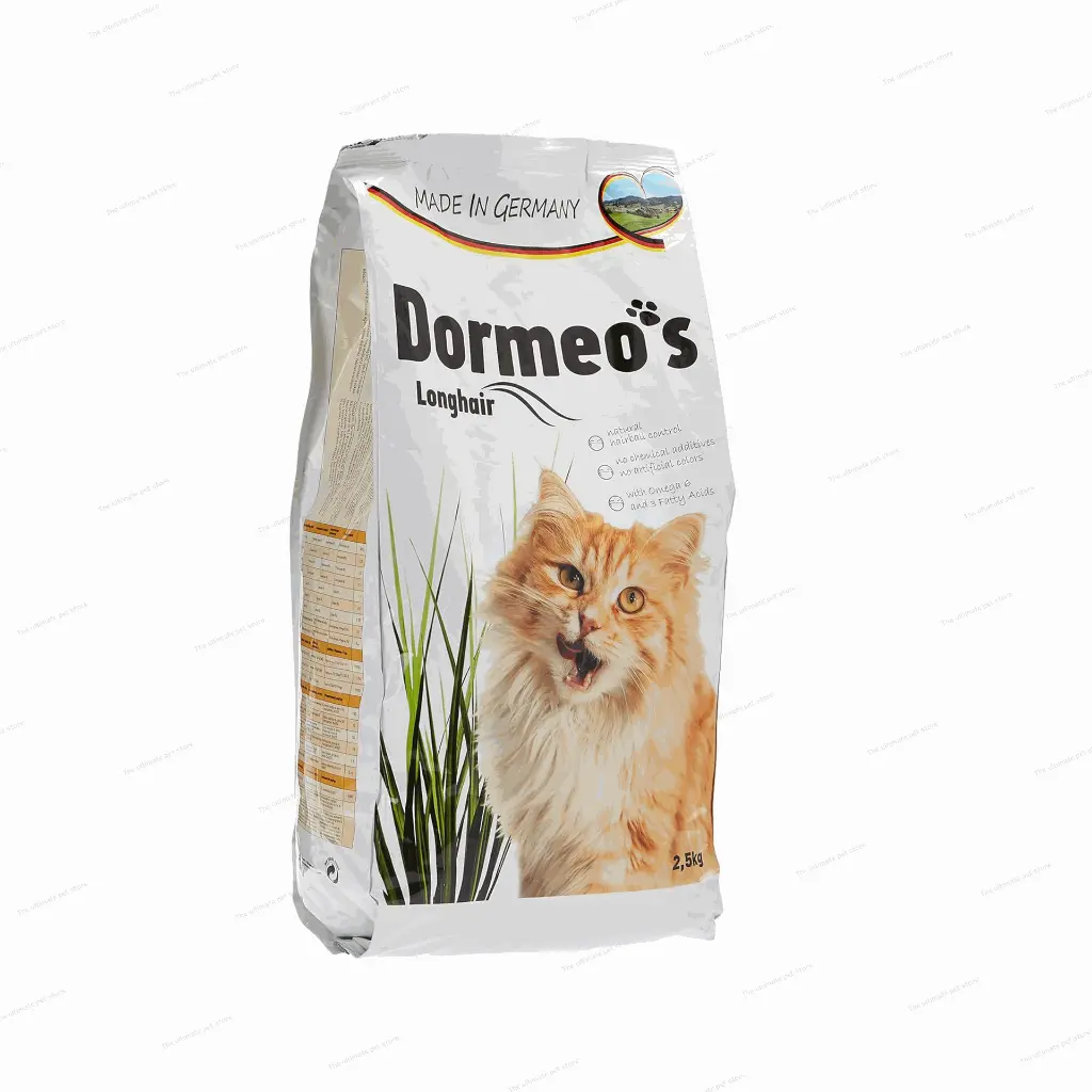 Dormeo's Longhair Dry Cat Food Complete & Balanced Nutrition For Adult Cats Dry Cat Food Bag