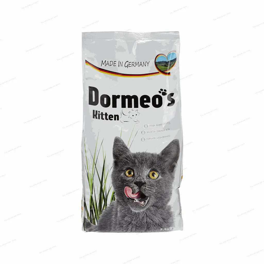 Dormeo's Kitten Dry Food Complete & Balanced Nutrition For Growing Kittens Dry Cat Food Bag 2.5kg