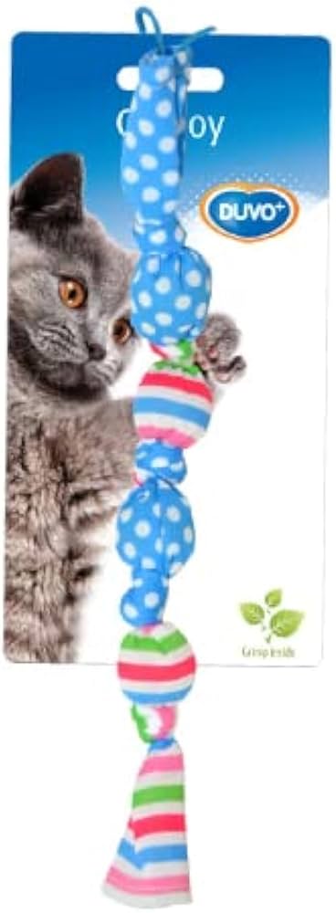 Duvo Assortment Farandole Mixed Colors 17 x 3 x 3cm - Catnip Cat Toy Dimension: 17 x 3 x 3cm