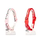 Duvo Cat Collar Nylon Mixed Colors 20 - 30cm / 10mmPattern/Texture Love-1pc