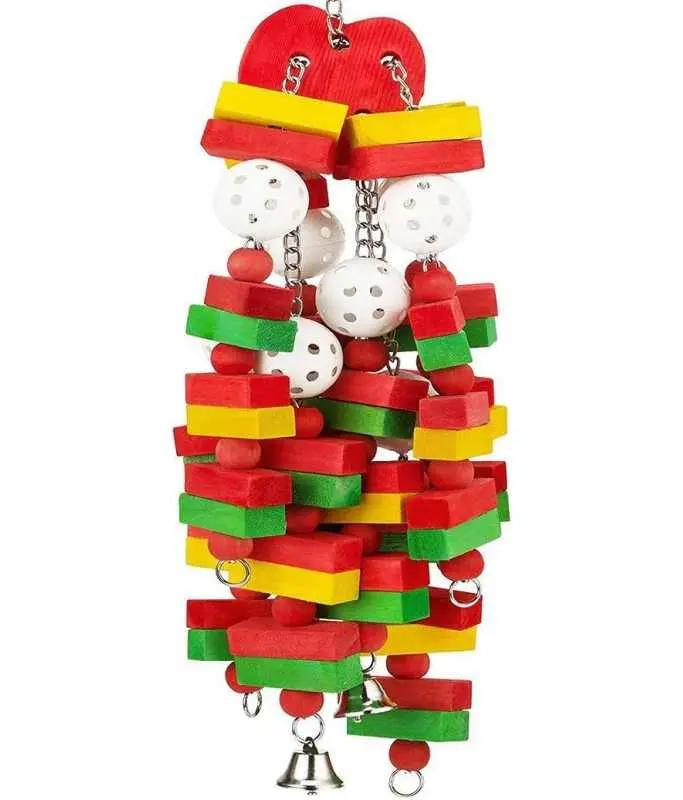 [BTLB0152] VanPet Bird Toy Natural And Clean - 42x18 cm