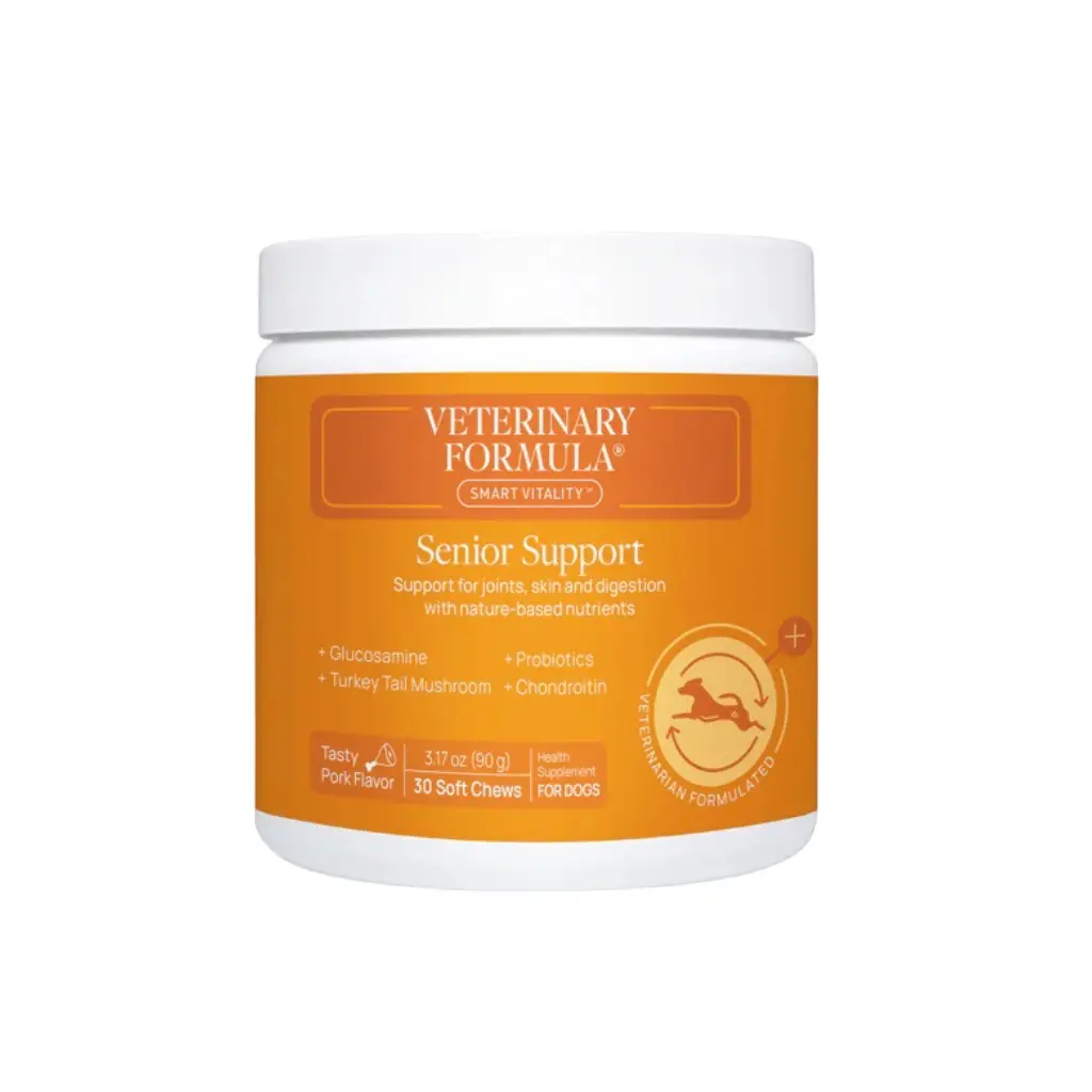 [FG101895] Synergy Labs Veterinary Formula Clinical Care Senior Support Supplement – 30 Soft Chews (90g) for Senior Dogs