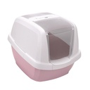 Imac Maddy Hooded Cat Toilet- Pink-White 62x49.5x47.5cm