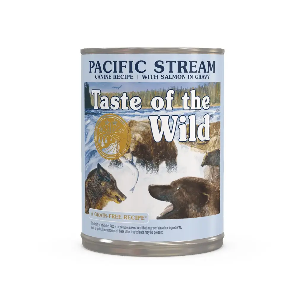 Taste of the Wild Pacific Stream Salmon in Gravy Wet Food Can 390g