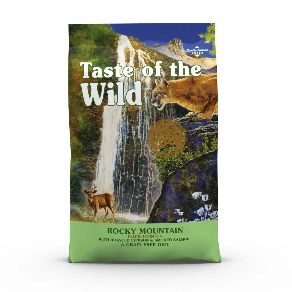 Taste of the Wild Rocky Mountain Feline Recipe Dry Cat Food with Roasted Venison & Smoked Salmon (2kg)