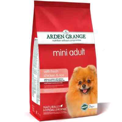 [101232-1] Arden Grange Mini Adult Fresh Chicken & Rice Dry Dog Food - 2kg