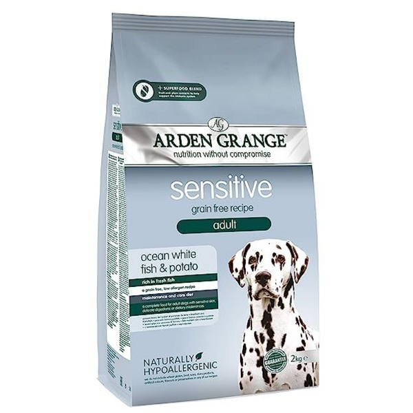 [101241-1] Arden Grange Sensitive Adult Dry Dog Food - 2kg