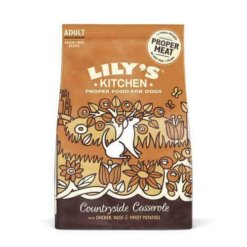 [101153-1] Lily's Kitchen Countryside Casserole Chicken, Duck & Sweet Potatoes Adult Dry Food Bag 2.5kg