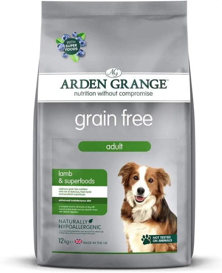 Arden Grange Grain Free Adult Lamb & Superfoods Dry Dog Food (12kg)