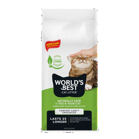 [322591000901] World's Best Cat Litter - Clumping Formula - 8lb Bag