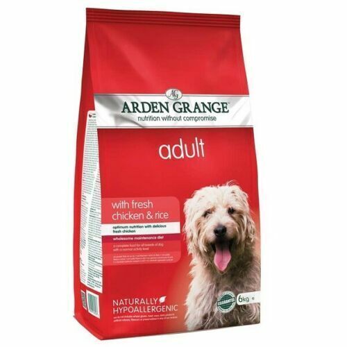 [101228-2] Arden Grange Fresh Chicken & Rice Adult Dry Dog Food - 6kg