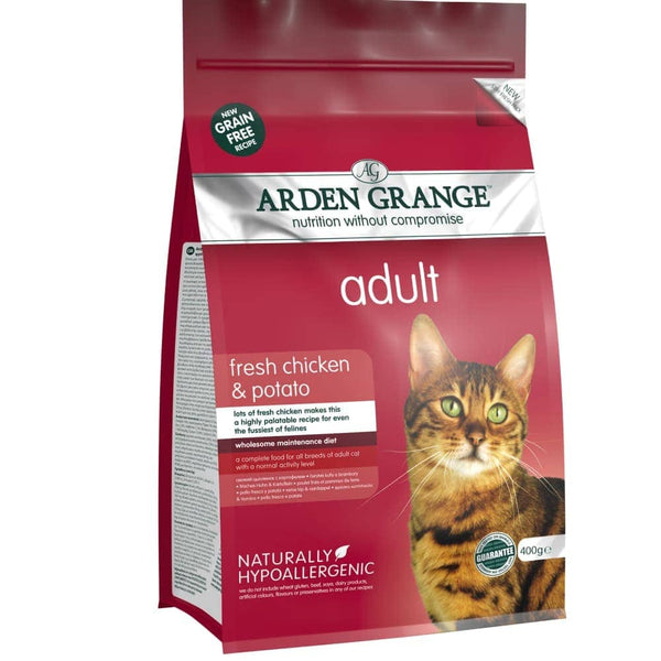 Arden Grange Grain-Free Fresh Chicken & Potato Adult Dry Cat Food - 4kg