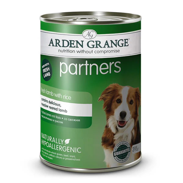 [101253-1] Arden Grange Partners Lamb Rice & Vegetables Wet Dog Food - 395g