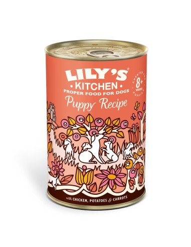 [102373-1] Lily's Kitchen Chicken Recipe Puppy Food (400g) – 400g
