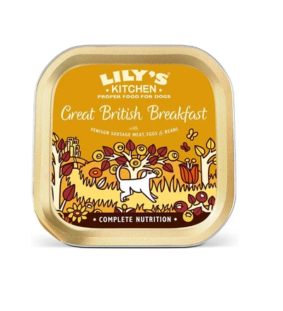 [101179-2] Lily's Kitchen Great British Breakfast Wet Food Tray 150g