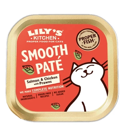 [101196-1] Lily's Kitchen Salmon & Chicken Paté Wet Cat Food (85g)