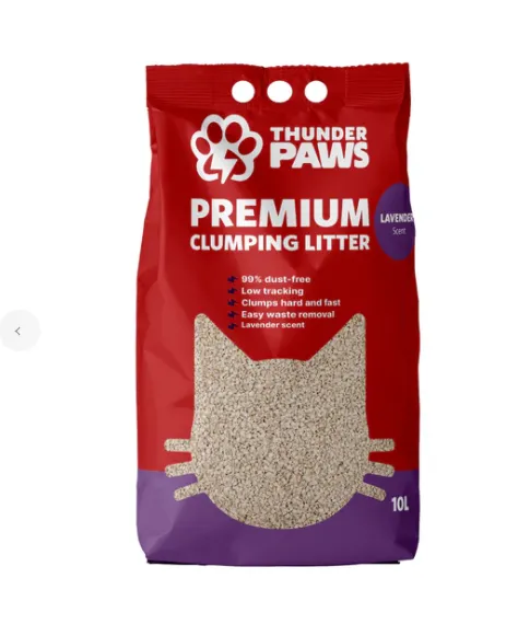 Thunder Paws Advance Care Lavender Clumping Cat Litter 10L