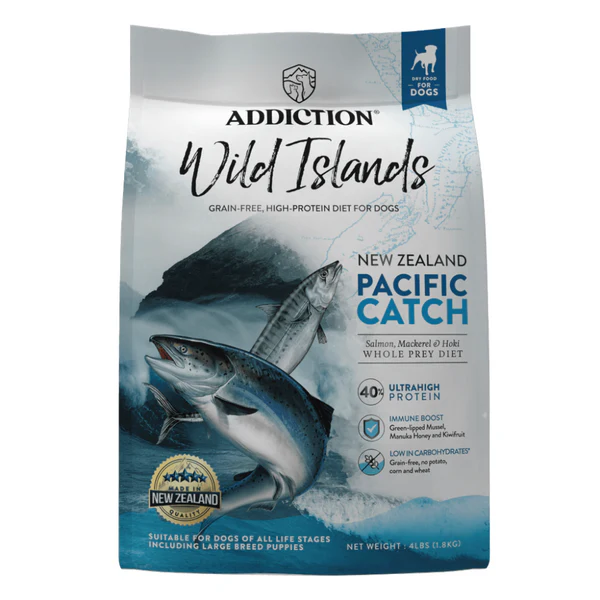 [105157-1] Addiction Wild Islands Pacific Catch Grain-Free Dry Dog Food - 4lb