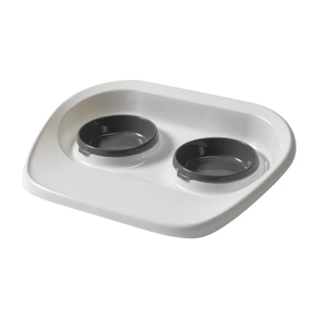 [MOD-BI80-0027-0061] Moderna Tidy Diner Mess-proof double diner feeder 2x 300 ml