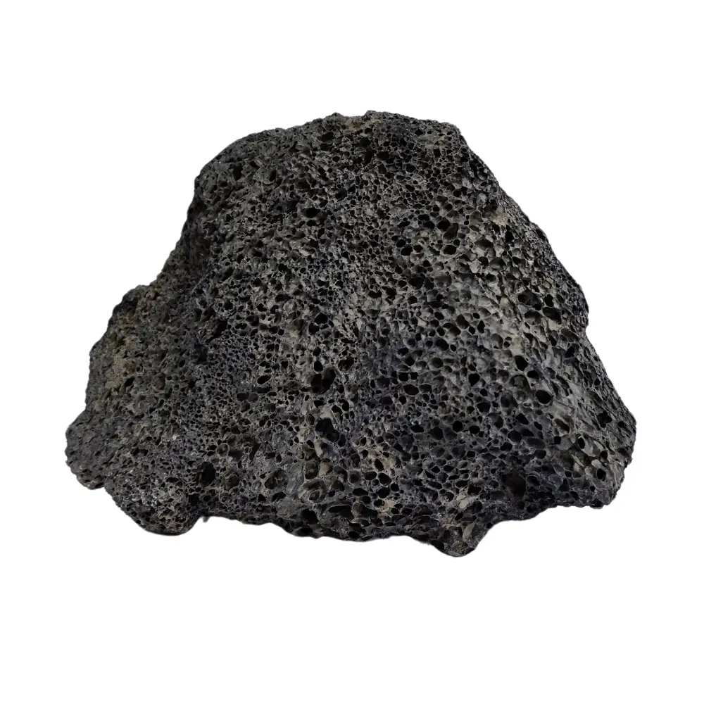 [AL-BKLS] Aqualife Black Lava Stone Aquarium Hardscape - per kg