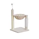 Catry Space-Saving Multi-Function Cat Scratcher Tree with Hammock (39x39x57cm)