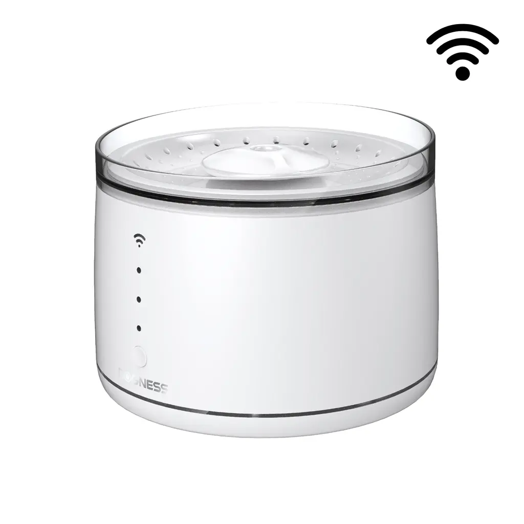 [DG-D07-WT] Dogness Smart App-Controlled Pet Water Fountain White - 1 Unit