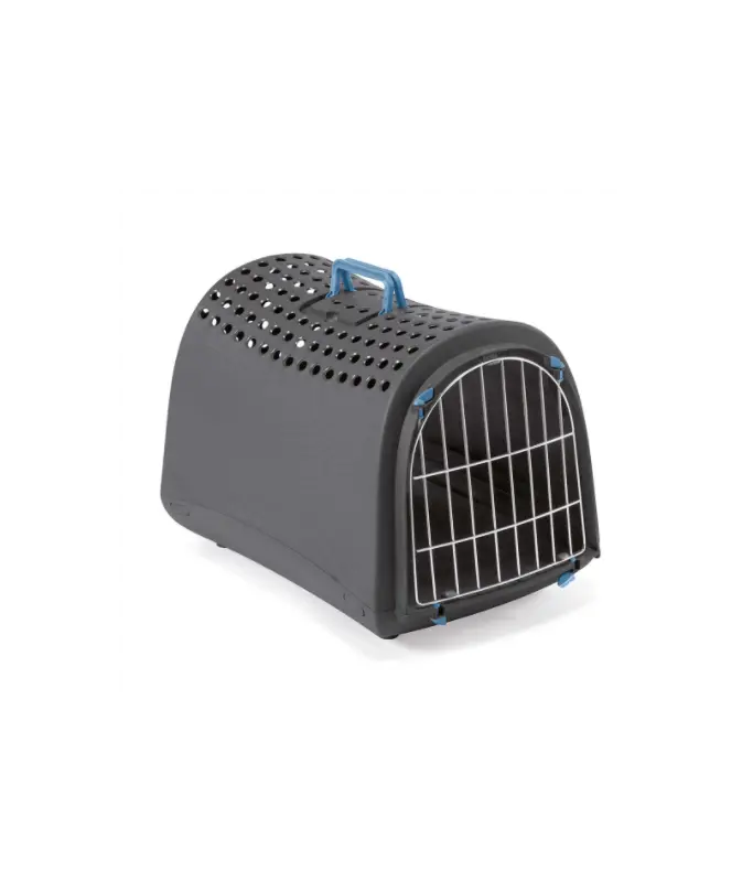IMAC Linus Carrier for Cats and Dogs - Second Life Plastic - 50 x 32 x 34.5cm[Color - Black]