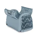  IMAC Linus Cabrio Eco-Friendly Pet Carrier - Avio Blue (50x32x34.5cm) - For Cats & Small Dogs