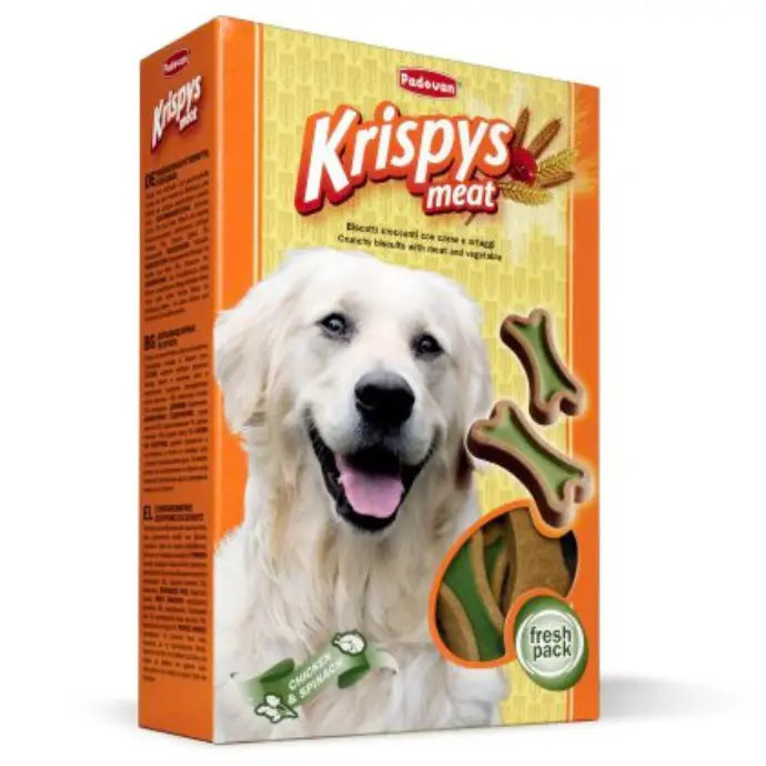 Padovan Krispys Meat 400g (Dog Biscuit)Weight: 400g