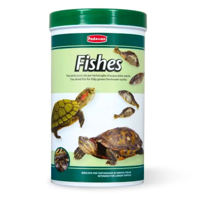 Padovan Fishes - High-Protein Dried Fish Food for Large Freshwater Turtles (160g)