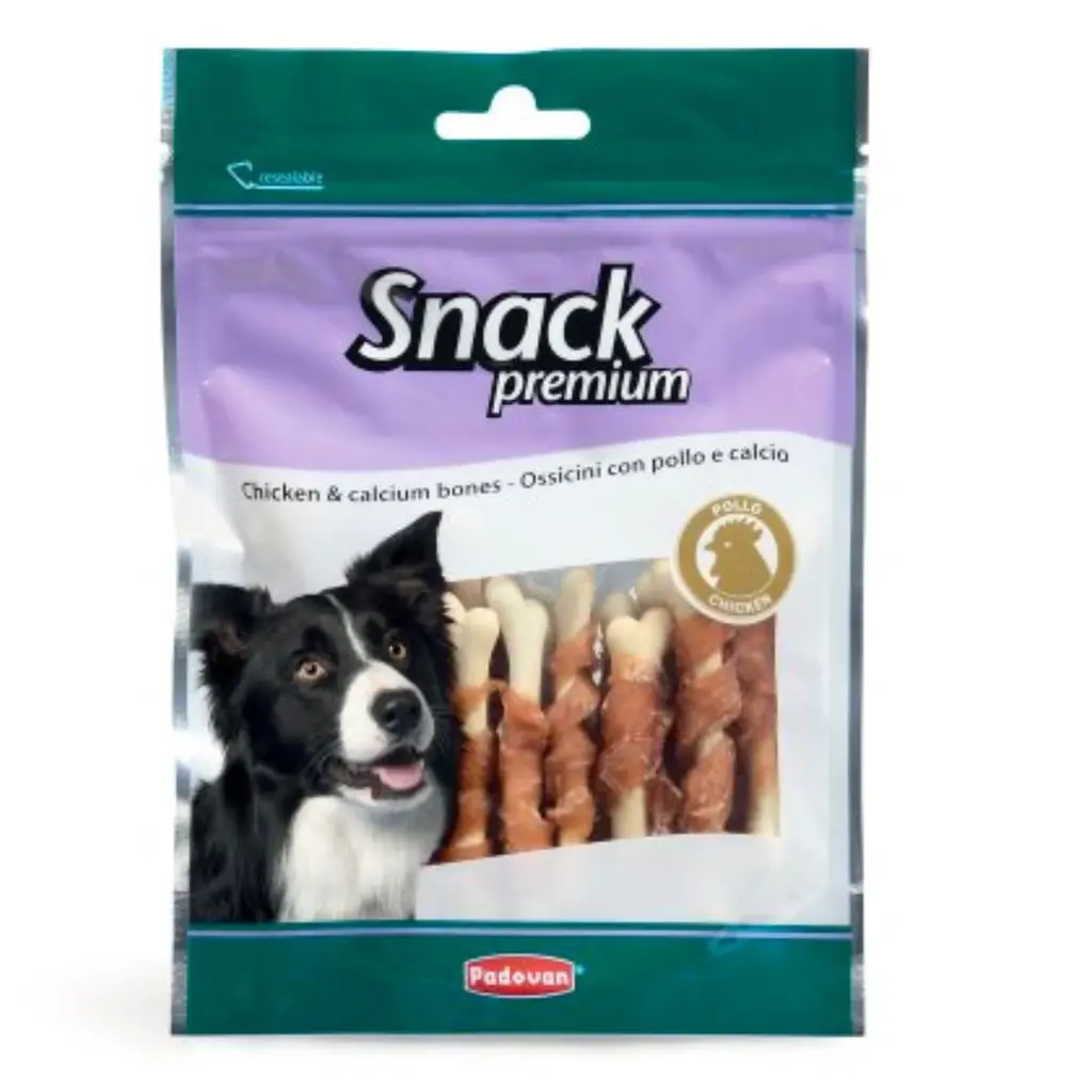 PadovanChicken&CalciumBoneDogSnack100gm