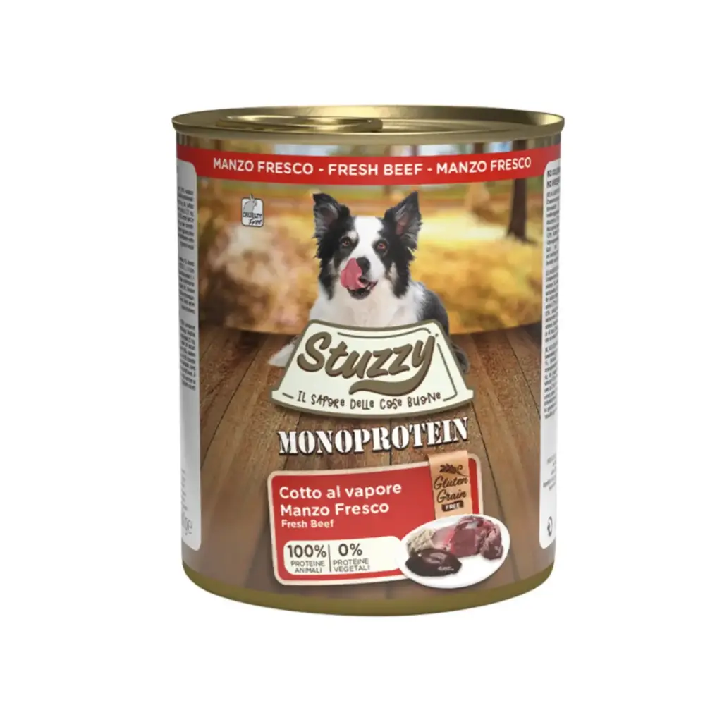 Stuzzy Dog Can Monoprotein-Beef 800g