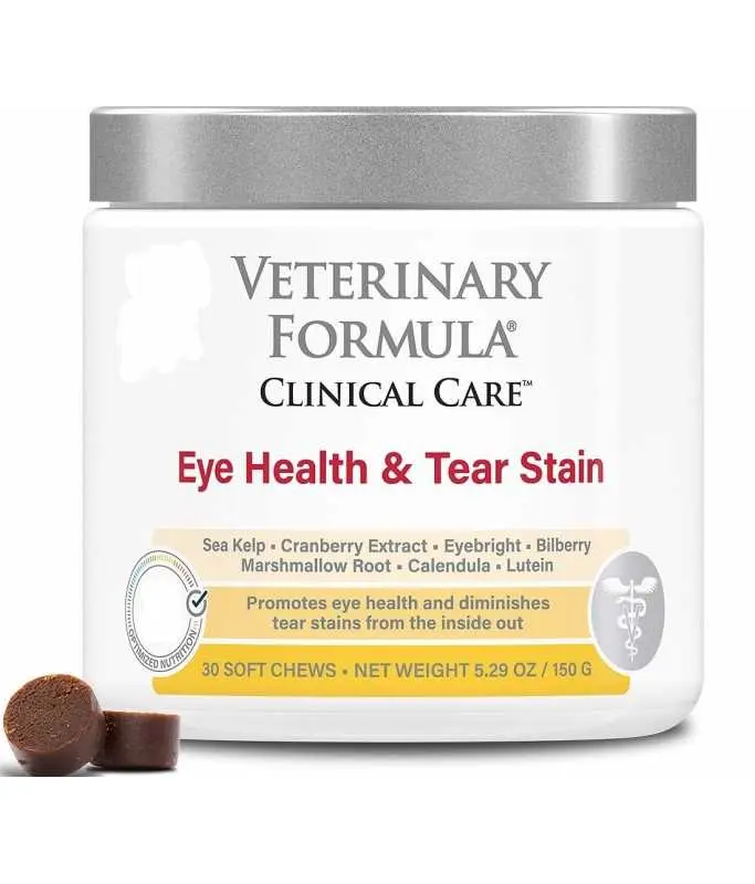  Synergy Labs Veterinary Formula Clinical Care Eye Health & Tear Stain 150g (30 counts)[Count - 30, Weight - 150g]
