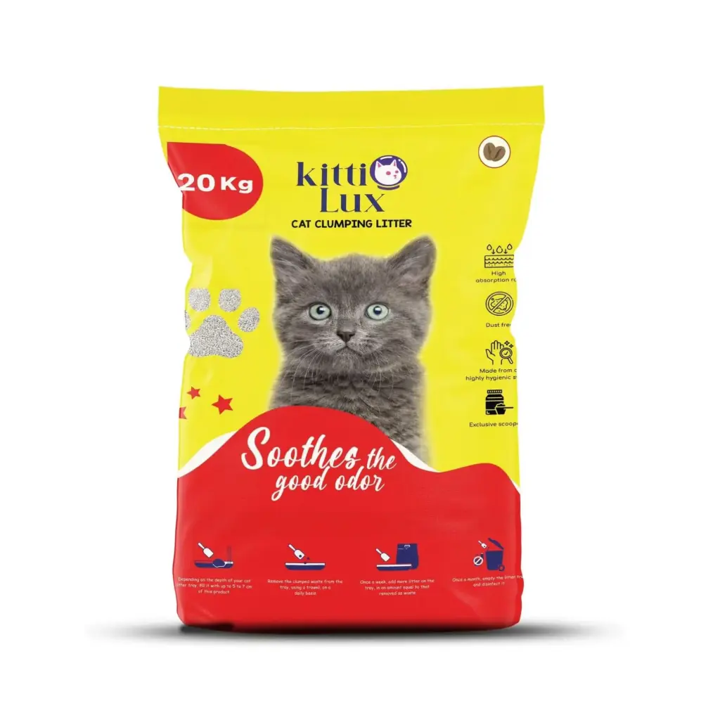 Kittilux - Cat Litter - Coffee Scent - 20kg (Woven Bag)