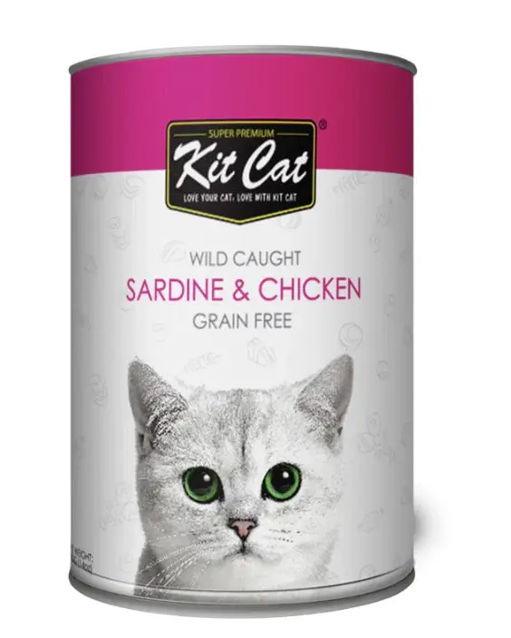 KitCat Wild Caught Sardine & Chicken 400grm