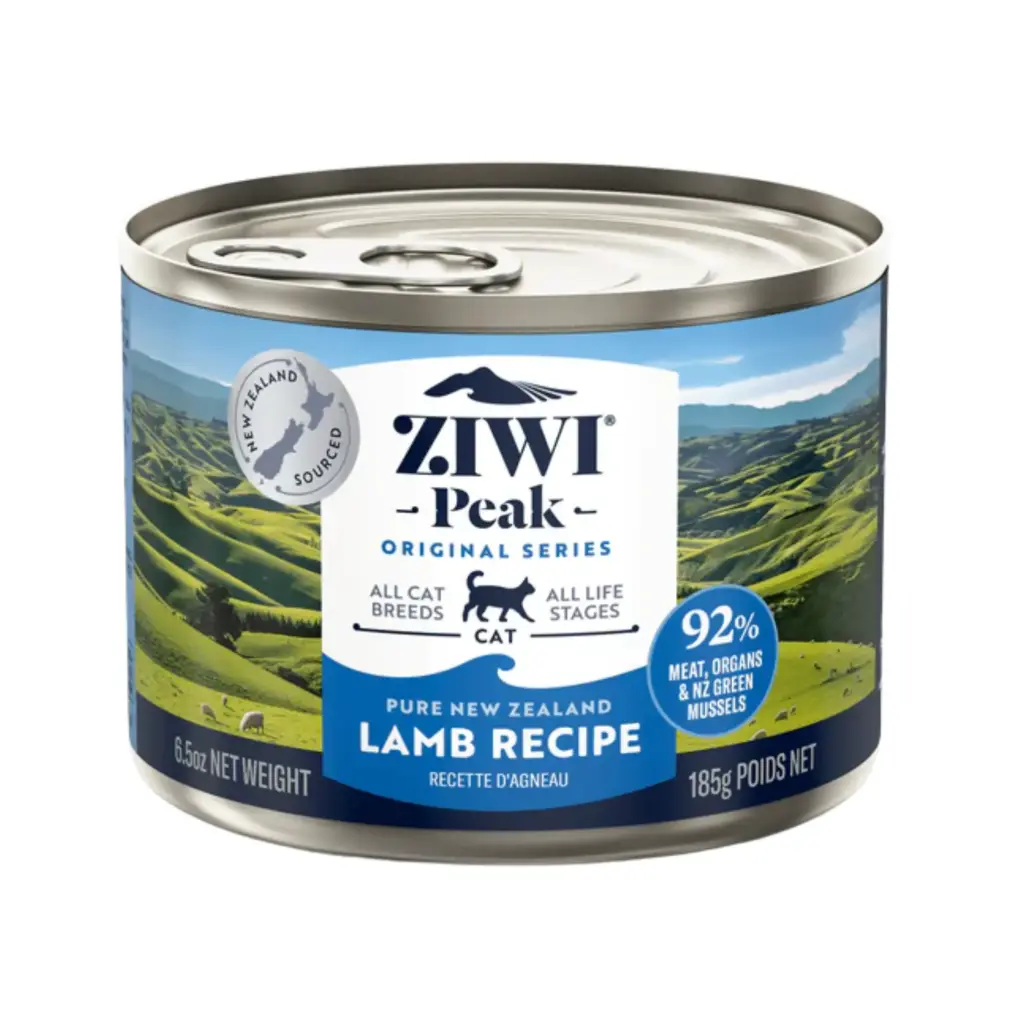 ZIWIPeakLambRecipeWetCatFood185G
