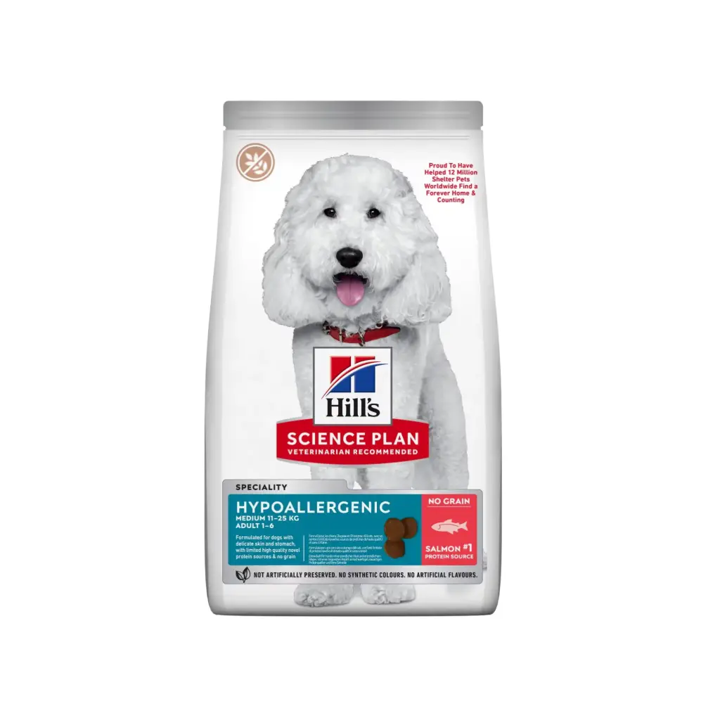Hill's Science Plan Hypoallergenic Adult Dog Food with Salmon 2.5 Kg