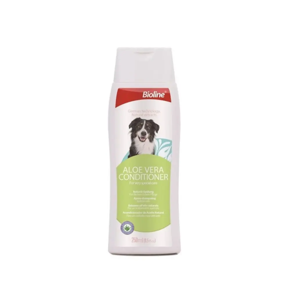 [6970117122220] Bioline Aloe Vera & Jojoba Dog Conditioner 250ml - Volume, Shine & Smoothness